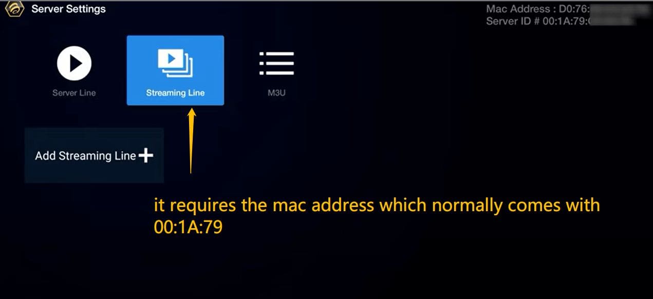 MAC Address Method on BuzzTV XR 4000