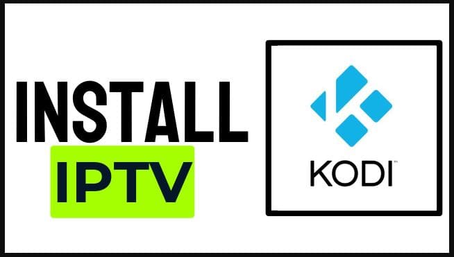 Kodi media center with IPTV addon