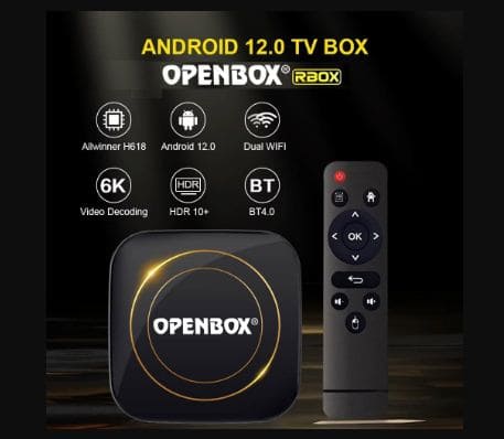 OpenBox set-top box with remote