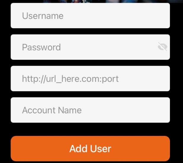 Entering credentials on Apple TV