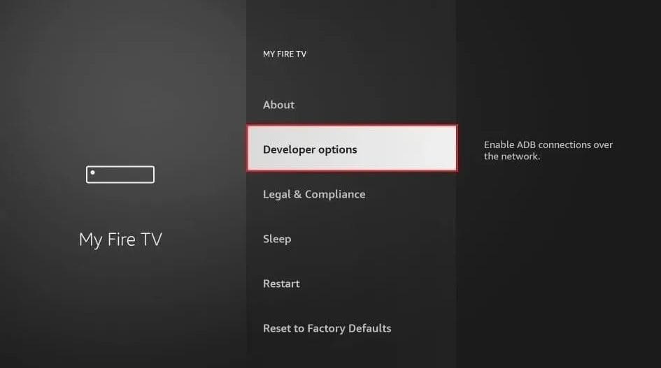 Developer Options on Firestick