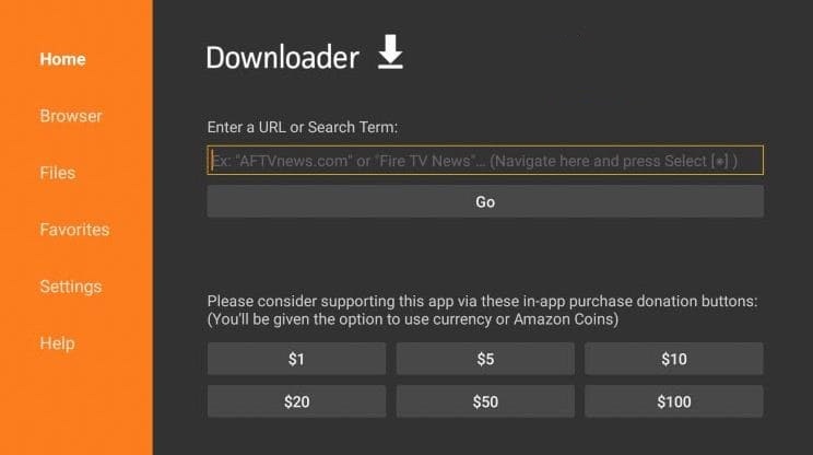 Install IPTV Smarters via Downloader