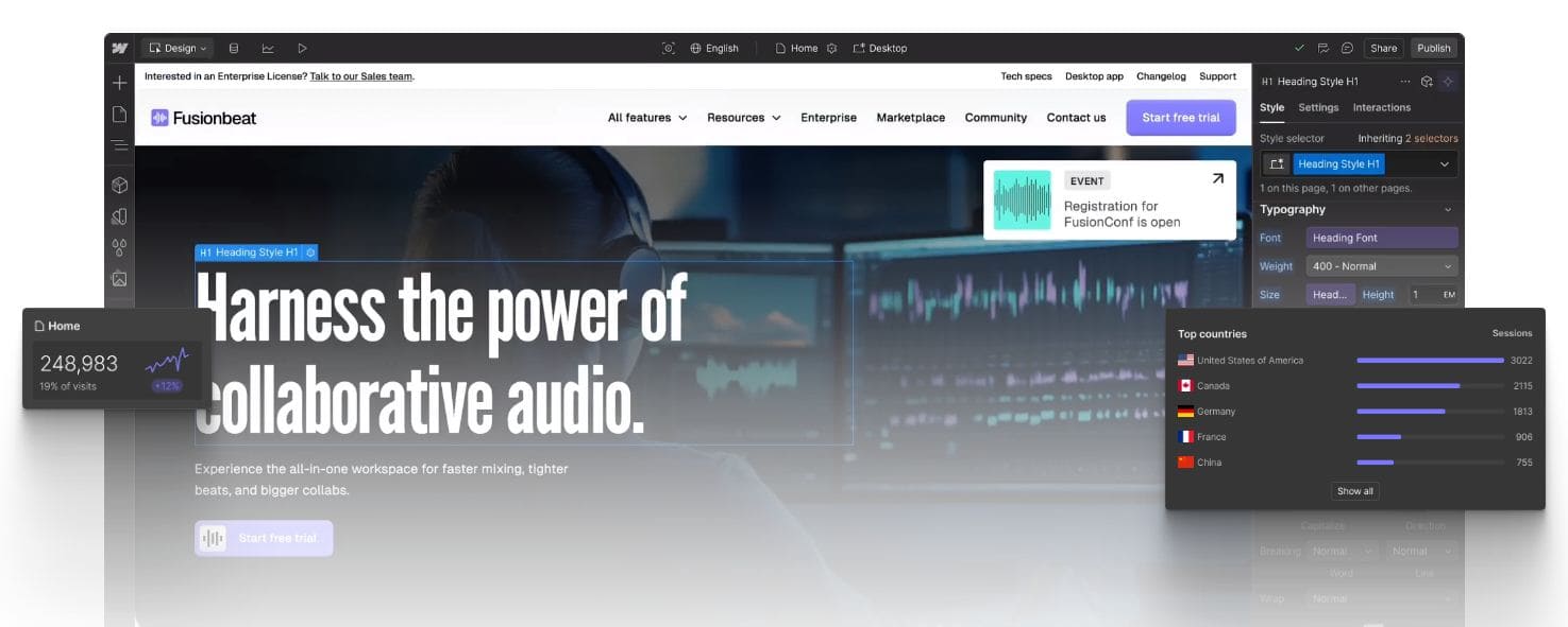 webflow templates